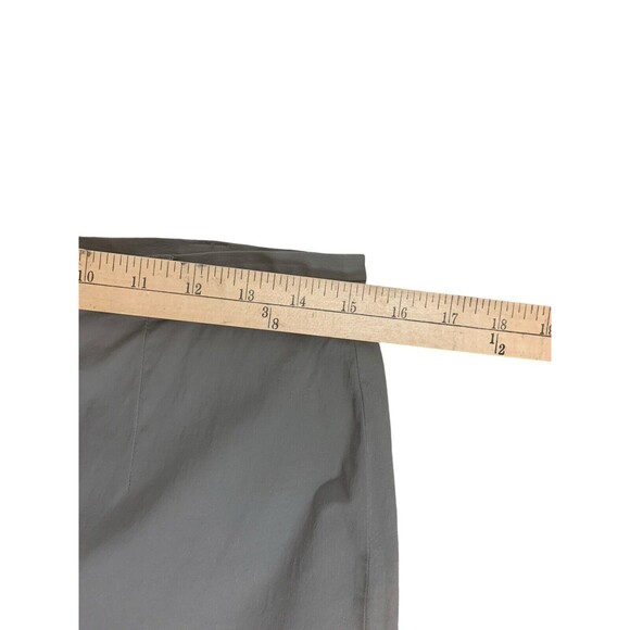 Banana Republic Stretch Pants Women's Sz 10 High Rise Thin Waist Dark Beige Ankl - Picture 8 of 10